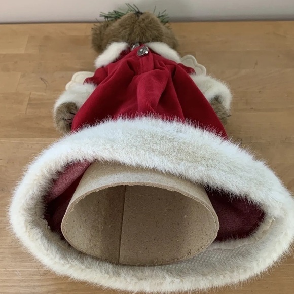 Holly Beary Vintage Retired Boyds Bear Angel Christmas 12” Tree Topper - Picture 2 of 4